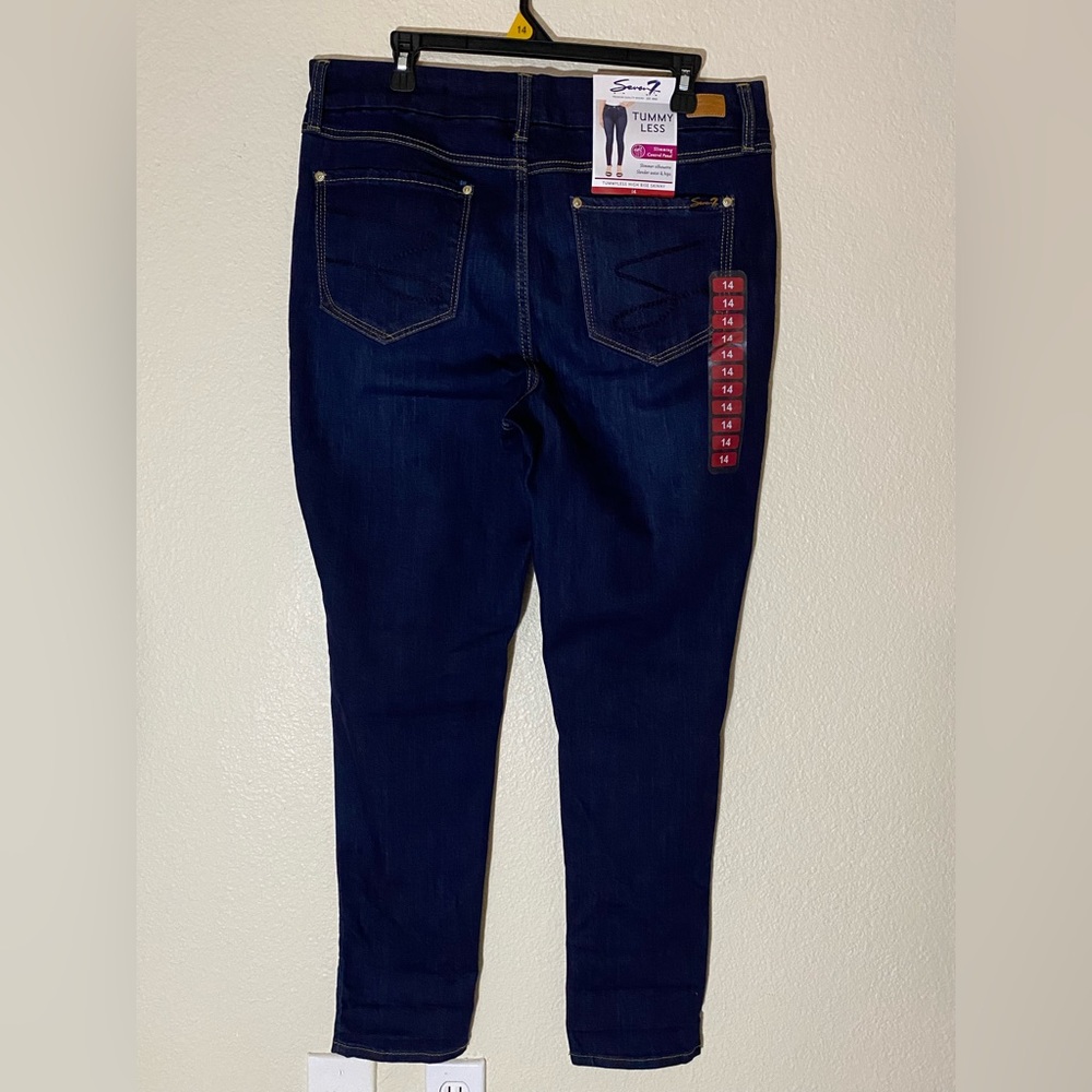 Seven brand jeans with tummy control size 14